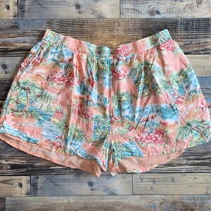 American Eagle Outfitters Tropical Peach Shorts